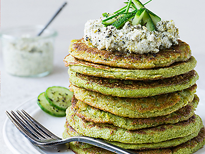 Courgette pannenkoeken